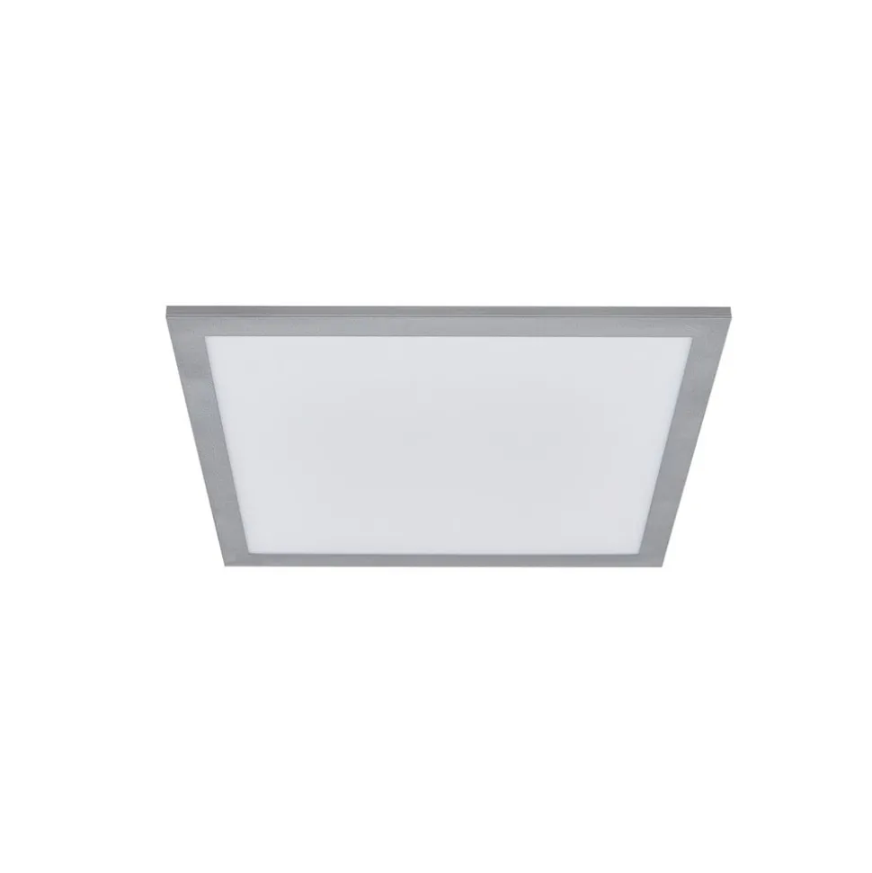 Arcchio LED paneel Lyndra, 40 cm, zilver, aluminium, dimbaar, CCT
