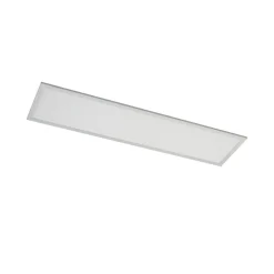 Arcchio LED paneel Lyndra, 120 cm, zilver, aluminium, dimbaar, CCT
