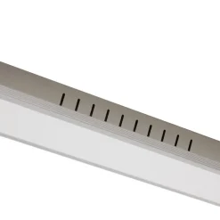 Arcchio LED paneel Lyndra, 120 cm, zilver, aluminium, dimbaar, CCT