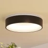 Arcchio LED plafondlamp Aleksi, Ø 45cm, zwart, metaal, CCT