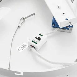 Arcchio LED plafondlamp Aleksi, Ø 45cm, zwart, metaal, CCT