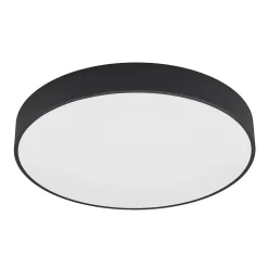 Arcchio LED plafondlamp Noabelle, Ø 80 cm, zwart, metaal