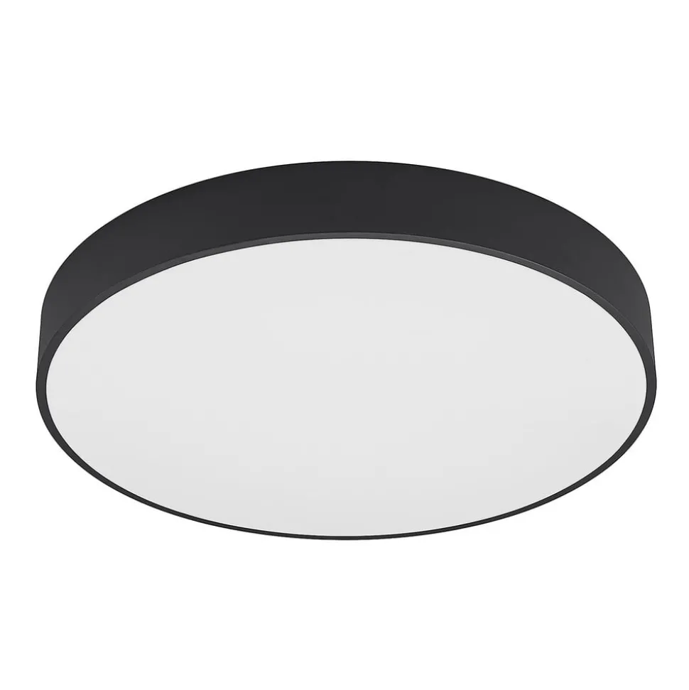 Arcchio LED plafondlamp Noabelle, Ø 80 cm, zwart, metaal