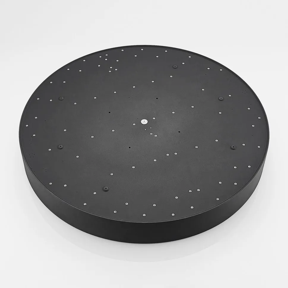 Arcchio LED plafondlamp Noabelle, Ø 80 cm, zwart, metaal