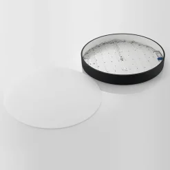 Arcchio LED plafondlamp Noabelle, Ø 80 cm, zwart, metaal