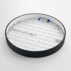 Arcchio LED plafondlamp Noabelle, Ø 80 cm, zwart, metaal