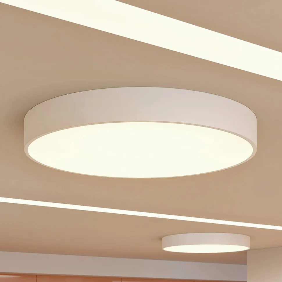 Arcchio LED plafondlamp Noabelle, Ø 80 cm, wit, metaal