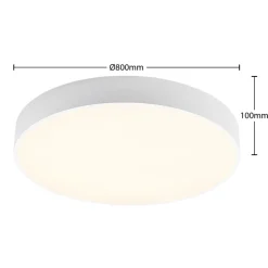 Arcchio LED plafondlamp Noabelle, Ø 80 cm, wit, metaal