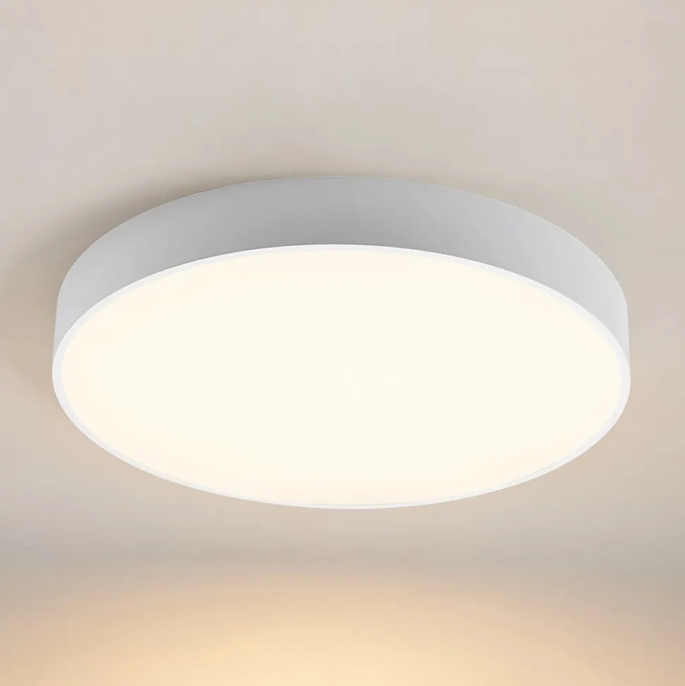 Arcchio LED plafondlamp Noabelle, Ø 80 cm, wit, metaal
