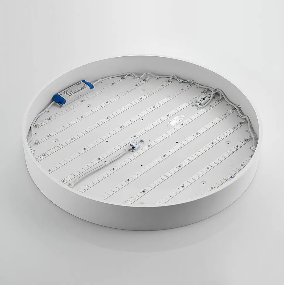 Arcchio LED plafondlamp Noabelle, Ø 80 cm, wit, metaal