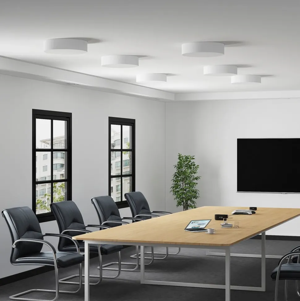 Arcchio LED plafondlamp Noabelle, Ø 40 cm, wit, metaal