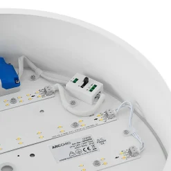 Arcchio LED plafondlamp Noabelle, Ø 40 cm, wit, metaal