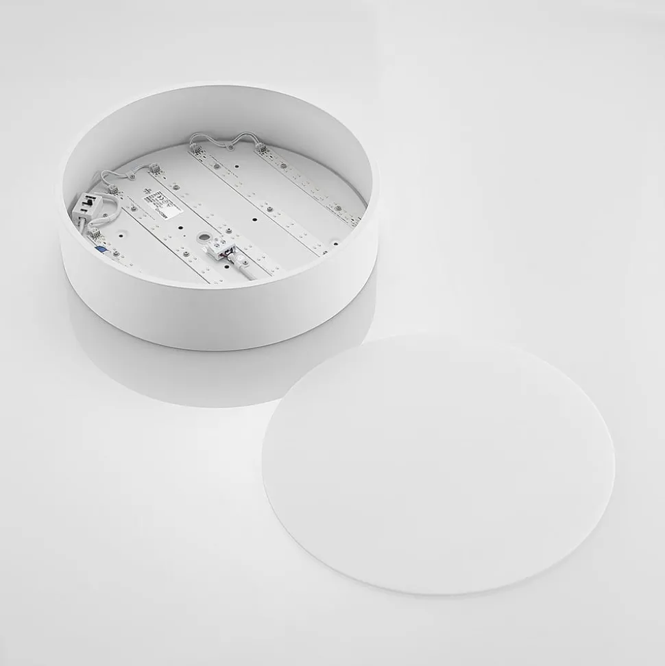 Arcchio LED plafondlamp Noabelle, Ø 40 cm, wit, metaal