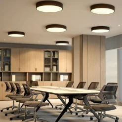 Arcchio LED plafondlamp Noabelle, Ø 60 cm, zwart, metaal