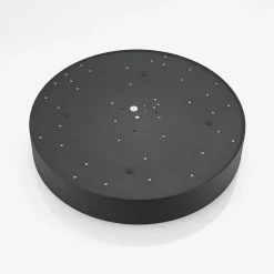 Arcchio LED plafondlamp Noabelle, Ø 60 cm, zwart, metaal