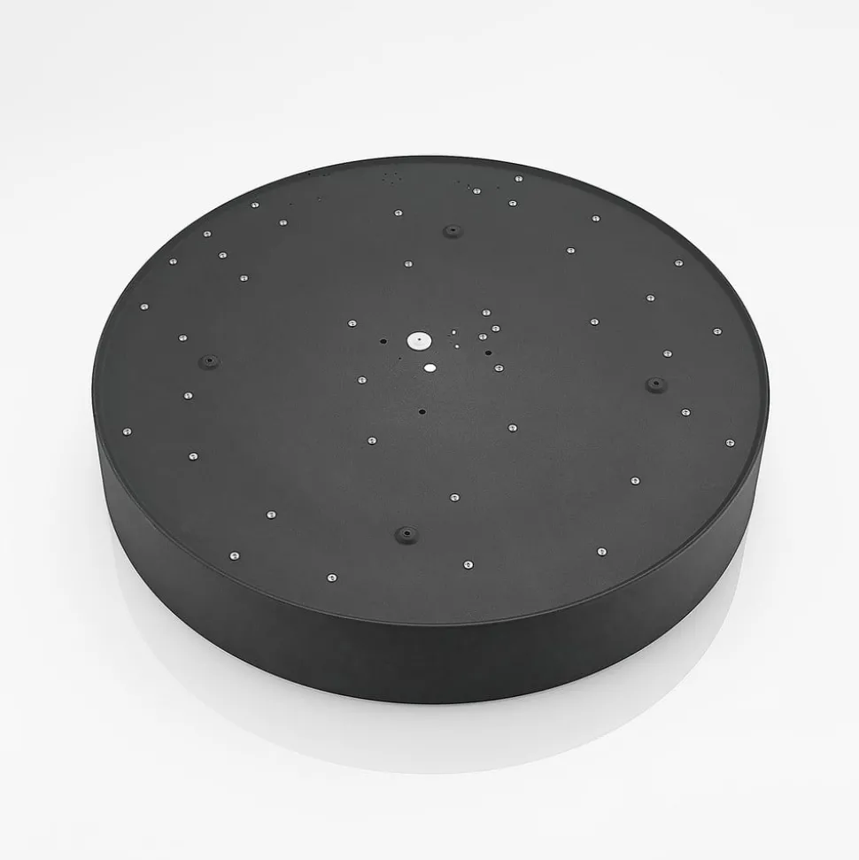 Arcchio LED plafondlamp Noabelle, Ø 60 cm, zwart, metaal