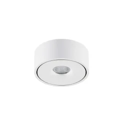 Arcchio LED plafondlamp Rotari, wit, omhoog en omlaag, aluminium