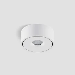 Arcchio LED plafondlamp Rotari, wit, omhoog en omlaag, aluminium