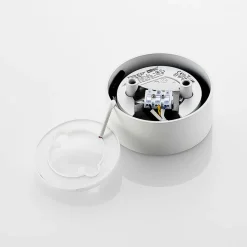 Arcchio LED plafondlamp Rotari, wit, omhoog en omlaag, aluminium