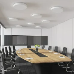 Arcchio LED plafondlamp Vanida, wit, Ø 60 cm, omhoog/omlaag