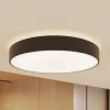 Arcchio LED plafondlamp Vanida, zwart, Ø 60 cm, omhoog/omlaag
