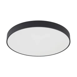 Arcchio LED plafondlamp Vanida, zwart, Ø 60 cm, omhoog/omlaag