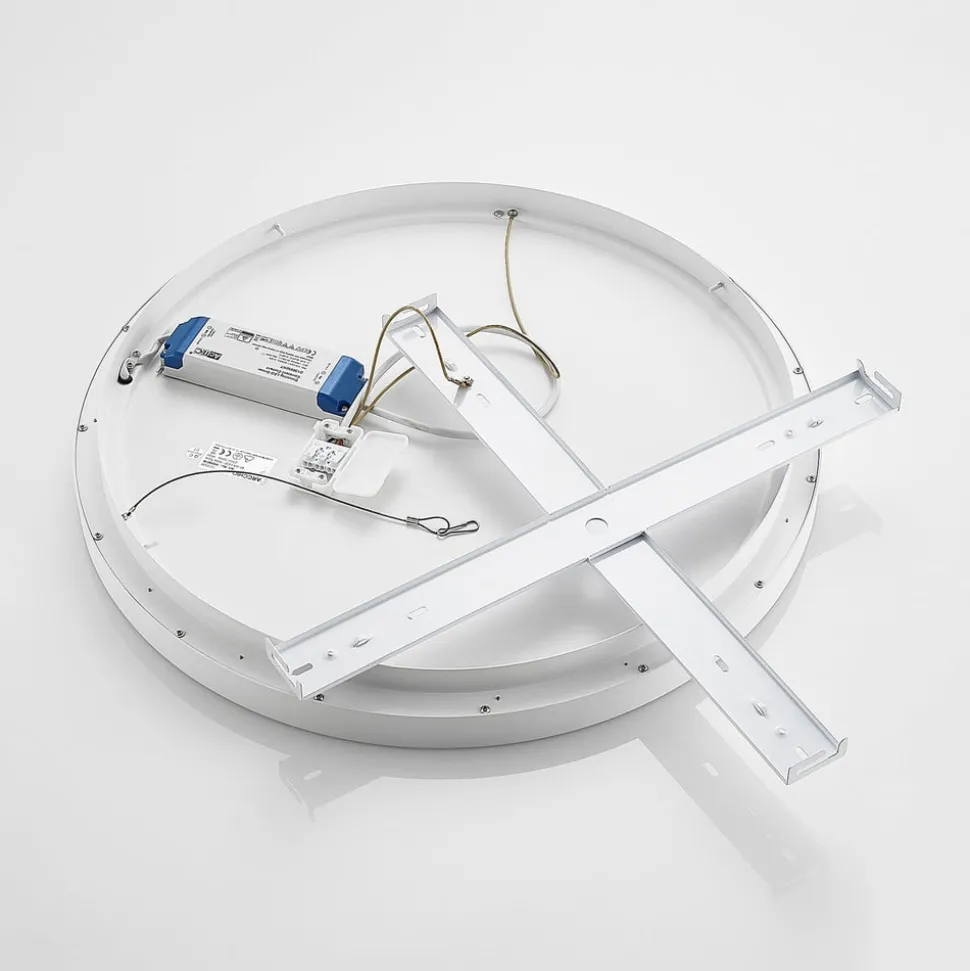 Arcchio LED plafondlamp Vivy, Ø 58 cm, wit, metaal