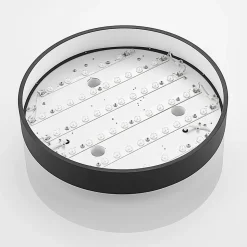 Arcchio LED plafondlamp Vanida, zwart, Ø 40 cm, omhoog/omlaag