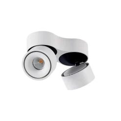 Arcchio LED plafondspot Rotari, wit, 2-lamps, 1640lm
