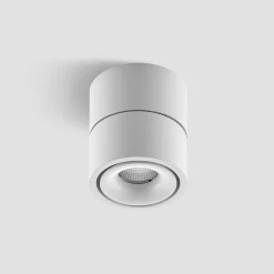 Arcchio LED plafondspot Rotari, wit, 1-lamp, 710lm