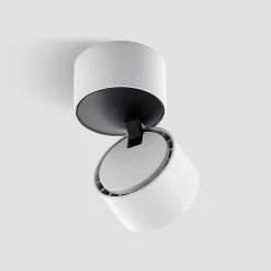 Arcchio LED plafondspot Rotari, wit, 1-lamp, 710lm