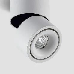 Arcchio LED plafondspot Rotari, wit, 1-lamp, 710lm