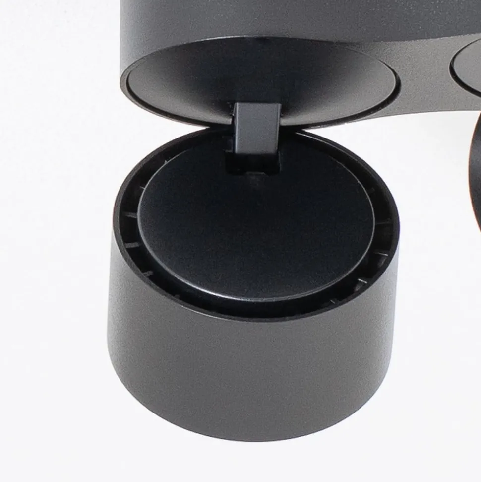 Arcchio LED plafondspot Rotari, 1240lm, 2-lamps, zwart