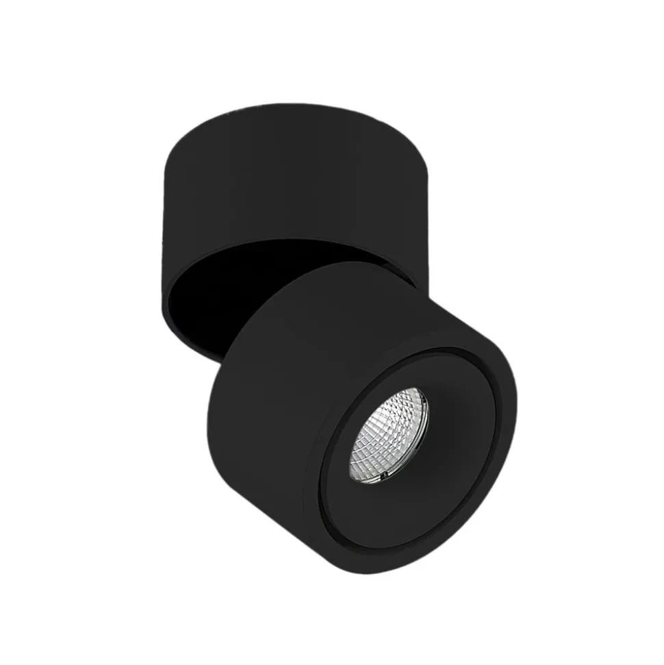 Arcchio LED plafondspot Rotari, 980lm, 1-lamp, zwart