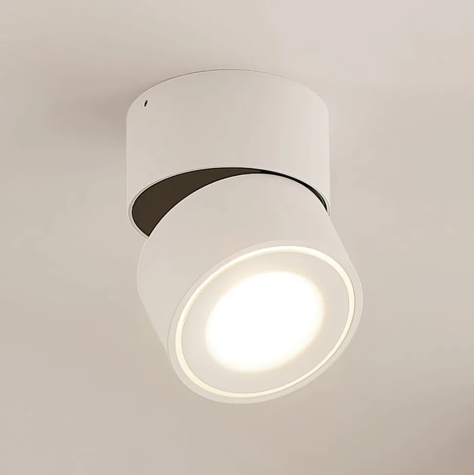 Arcchio LED plafondspot Rotari, wit, 1-lamp, 1560lm
