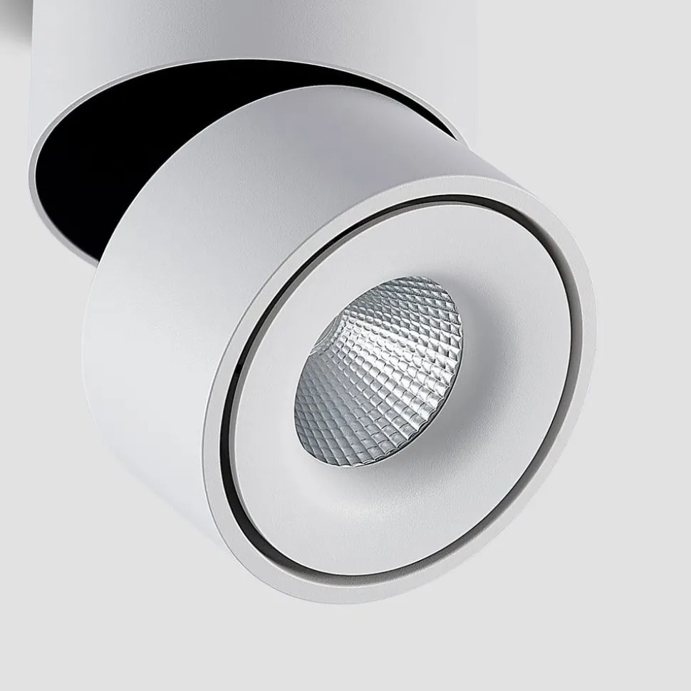 Arcchio LED plafondspot Rotari, wit, 1-lamp, 1560lm