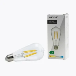 Arcchio LED rustieke lamp helder E27 3,8W 2700K