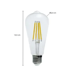 Arcchio LED rustieke lamp helder E27 3,8W 3000K