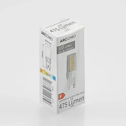 Arcchio LED stiftlamp, G9, 4,5 W, helder, 2.700 K
