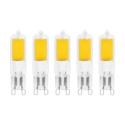 Arcchio LED stiftlamp, G9, 4W, 3000K, set van 5