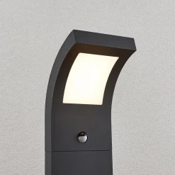 Arcchio LED tuinpadverlichting, 100 cm, antraciet, sensor, IP54