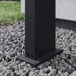 Arcchio LED tuinpadverlichting Yolena, 60 cm, antraciet, aluminium