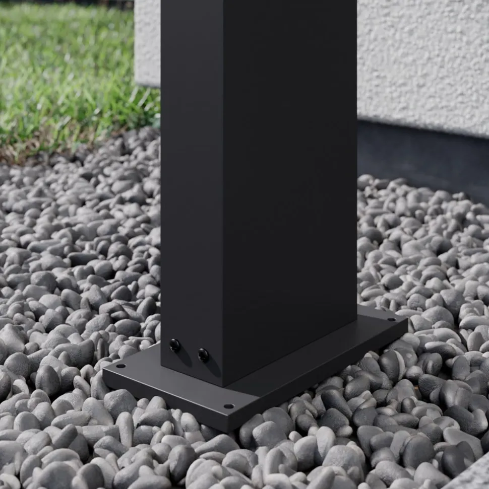 Arcchio LED tuinpadverlichting Yolena, 60 cm, antraciet, aluminium