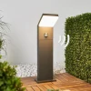 Arcchio LED tuinpadverlichting Yolena, sensor, 60 cm, antraciet