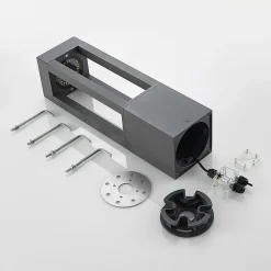 Arcchio LED tuinpadverlichting Lienna, 60 cm, grijs, metaal, IP65