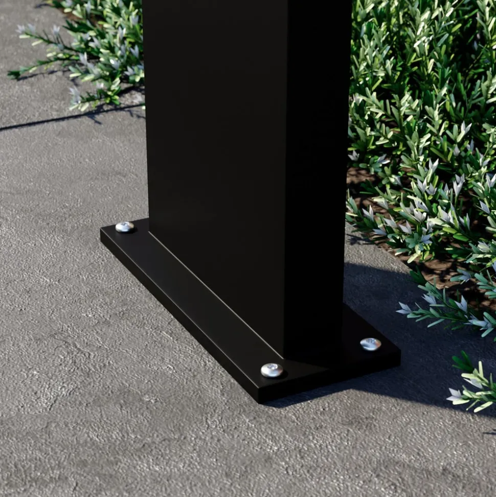 Arcchio LED tuinpadverlichting, IP65, 60 cm, antraciet, metaal