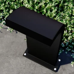 Arcchio LED tuinpadverlichting, IP65, 60 cm, antraciet, metaal