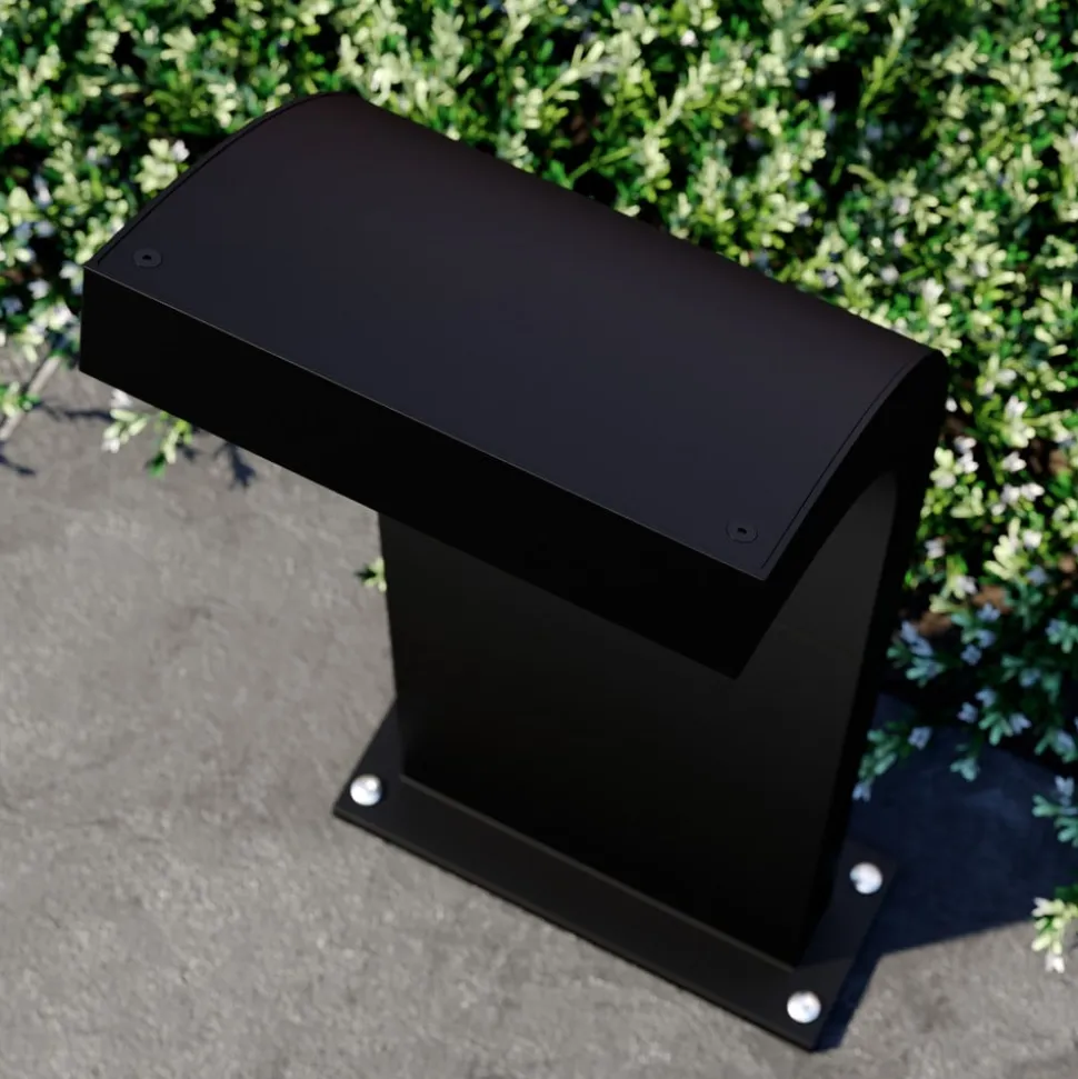 Arcchio LED tuinpadverlichting, IP65, 60 cm, antraciet, metaal