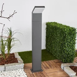 Arcchio LED tuinpadverlichting Yolena, 100 cm, antraciet, aluminium