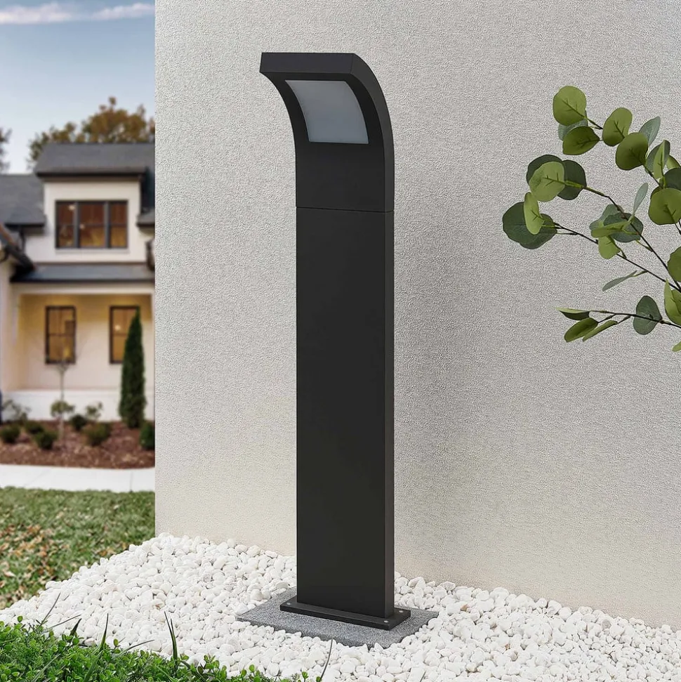 Arcchio LED tuinpadverlichting, 100 cm, antraciet, metaal, IP65